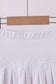 White pleated skort