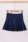 Blue pleated skort