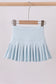 Sky pleated skort