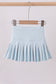 Sky pleated skort