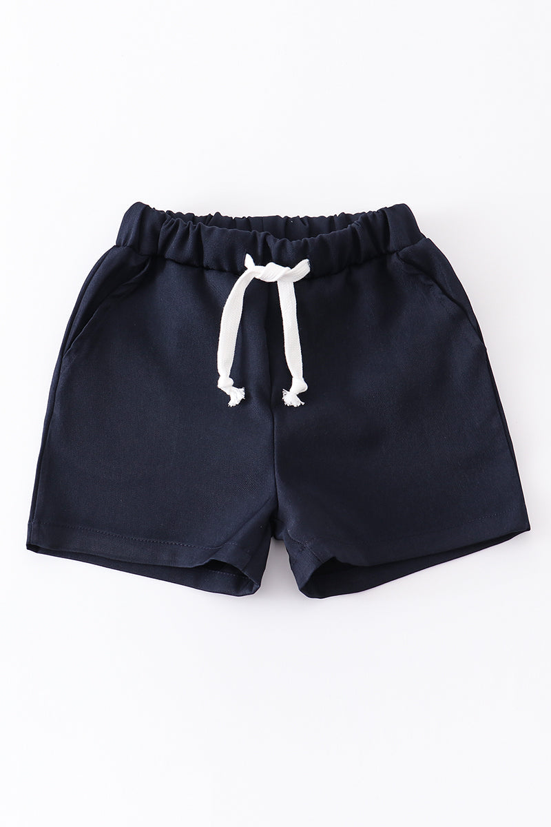 Premium navy pocket boy shorts