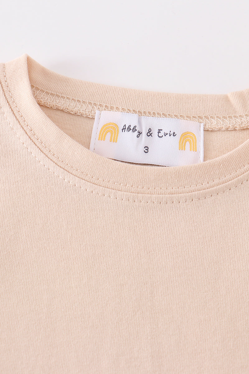 Premium Apricot basic T-shirt