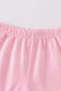 Premium Blush basic ruffle shorts