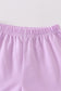 Premium Purple basic ruffle shorts