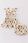 Premium Organic muslin floral smocked baby set