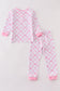 Premium Pink bow tie girl pajama set