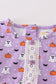 Premium Purple halloween print dress