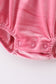 Premium Pink velvet ruffle bubble