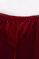 Premium Maroon velvet bell pants