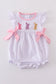Premium Pink bunny bow bubble