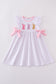 Premium Pink bunny bow dress