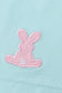 Premium Mint bunny embroidery dress