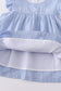 Premium Blue cross embroidery set