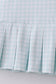 Blue active gingham shorts dress set