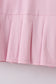 Pink active ruffle dress set