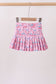Pink flag star print skorts