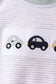 Green vehicle embroidery stripe bubble