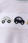 Green vehicle embroidery stripe bubble