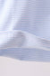 Blue stripe apple embroidery shirt