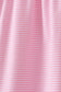 Pink apple embroidery stripe dress