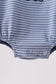 Blue stripe truck embroidery bubble