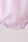 Pink stripe seersucker bow bubble
