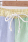 Blue&green seersucker shorts