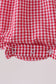 Red watermelon ruffle bubble
