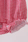 Red watermelon ruffle bubble