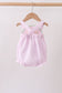 Pink lemon ruffle gingham bubble
