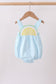 Mint lemon ruffle bubble