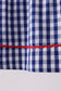 Black flag fireworks embroidery gingham dress