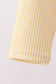 Blue stripe ruffle rashguard set