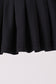 Black pleated skort