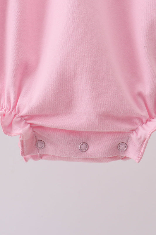 Pink Floral Embroidery Bubble