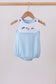 Blue Vehicle Embroidered Bubble