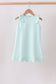 Mint Scalloped Bow Dress