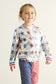 Patriotic star sequins girl coat