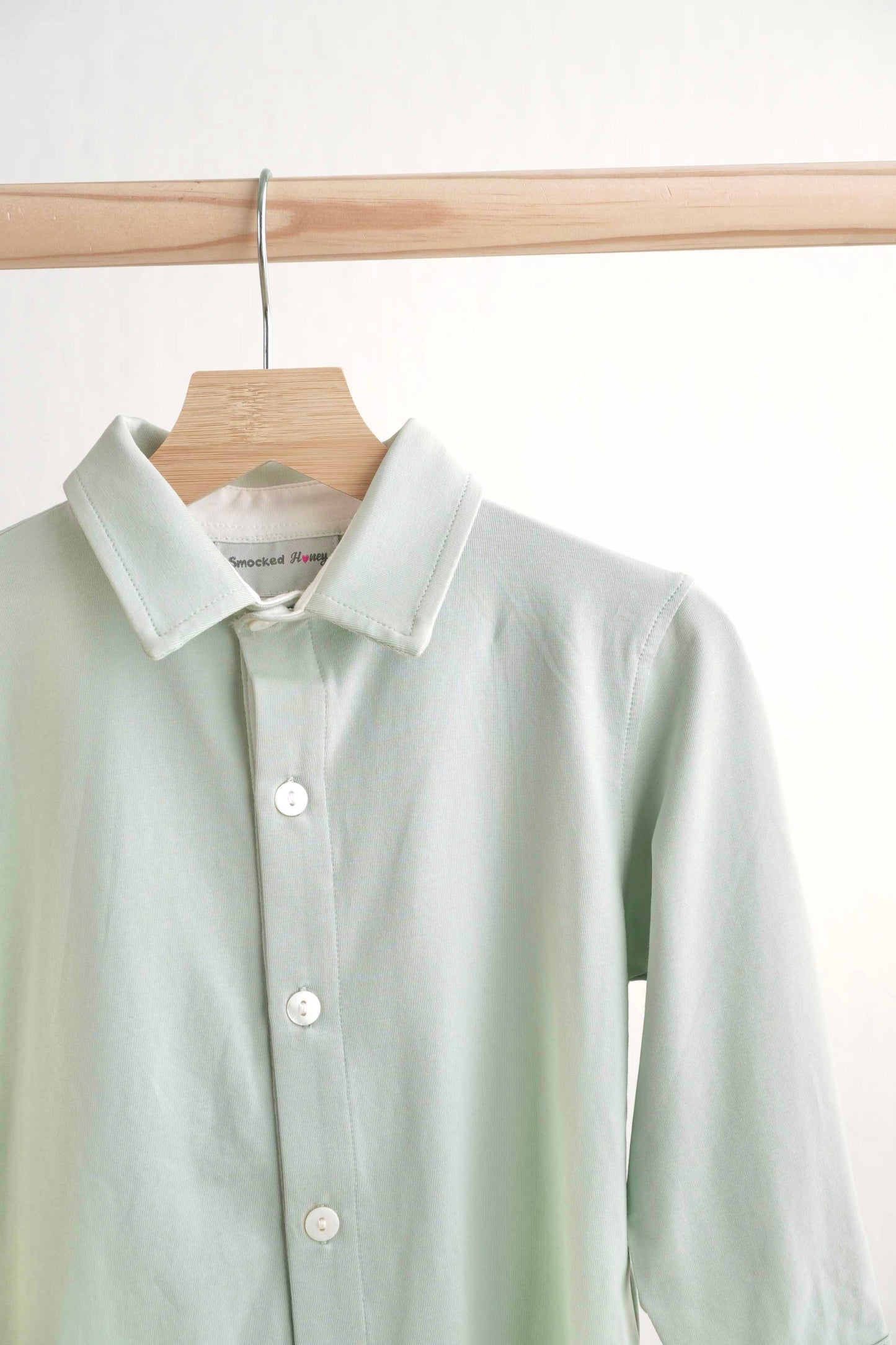 Sage boy button down shirt