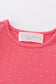 Platinum pink dot puff sleeve girl top