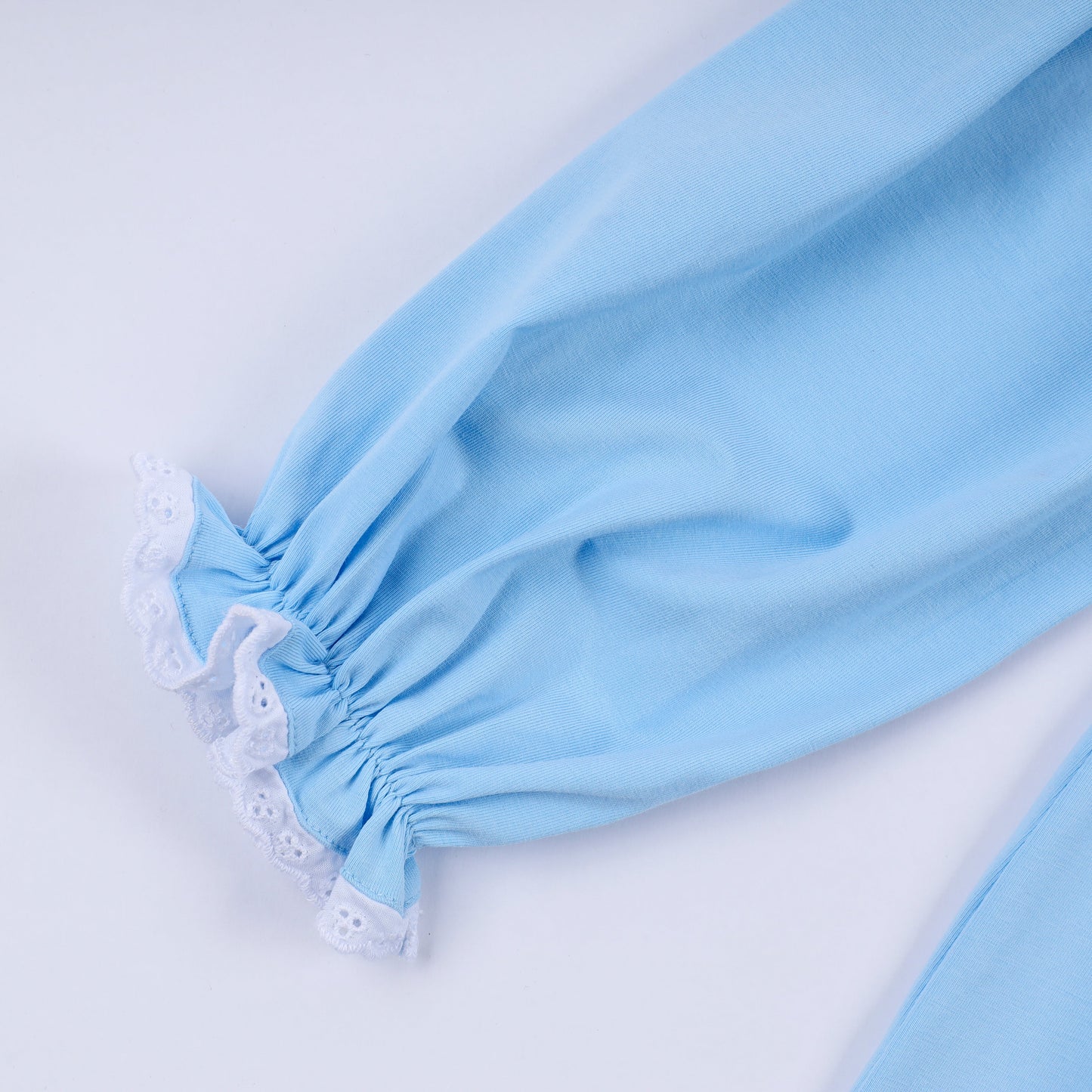 Blue nativity hand smocked dress