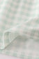 Green farm cow embroidery gingham ruffle dress