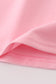 Pink floral character applique ruffle dress