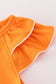 Orange I love Tennessee applique ruffle dress
