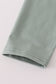 Sage turkey french knot top