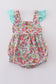Pink floral print bubble