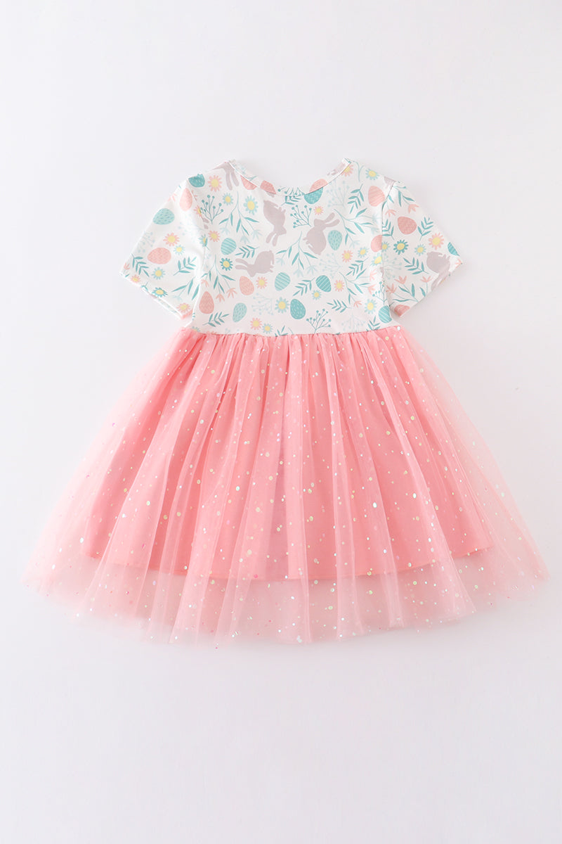 Easter sequin tulle dress