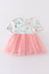 Easter sequin tulle girl bubble