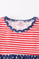 Patriotic star flag print girl set