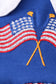 Blue Patriotic flag dress